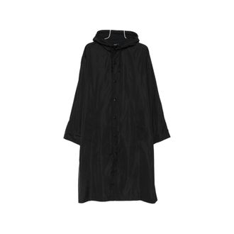 A.P.C. A. p.c. Logo-print Hooded Oversized Jacket