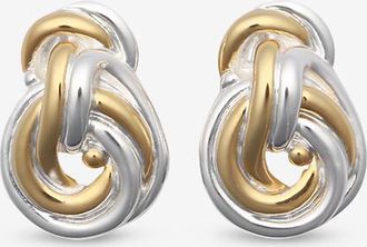 Julietta Zweifarbige Ohrringe Knot