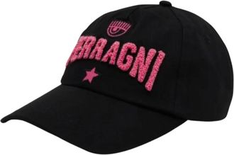 Chiara Ferragni Eye Star Cap - - Accessories - Donna - Nero - ONE SIZE