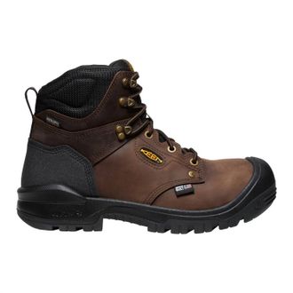 Keen Mens Independence Utility 6 Waterproof Work Boots In Brown