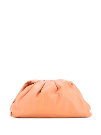 Bottega Veneta The Pouch Leather Teen clutch bag - Toni neutri