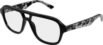 Gucci Brillen - Heren - Brillen - Zwart - 57 MM - Accessoires