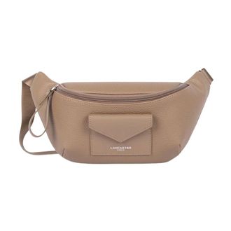 Lancaster Maya Double KBA Heuptas - Dames - Tassen - Beige - Maat: ONE Size Leer