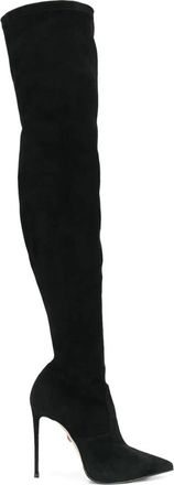 Le Silla High Boots - Dames - Over de knie laarzen - Zwart - 37 1/2 EU - Leer - Schoenen