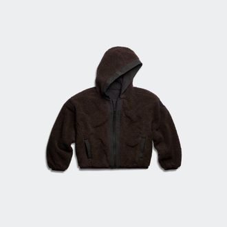 Canada Goose Womens Alberni Reversible Fleece Bomber (Women, Terra/Black, XL)