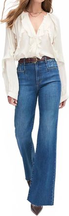 Favorite Daughter Jordie Wide Leg Super High Rise Jeans In Madison