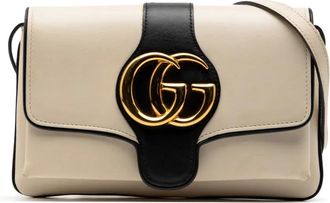 Gucci 2016-2025 Small Bicolor Leather Arli crossbody bag - Marrone