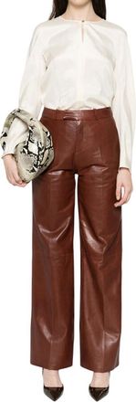 Max Mara White Round Neck Top