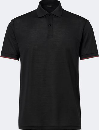 Gucci Web Stripe silk jersey polo shirt