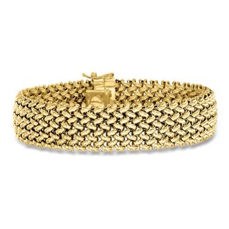 Ross-Simons Italian 14kt Yellow Gold Riso Bracelet