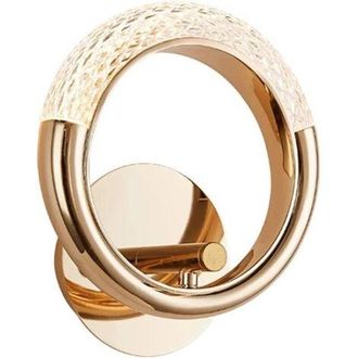 OEM Aplique De Pared Con Anillo Met&aacute;lico Y Acabado Dorado, Tama&ntilde;o S, Aplique De Pared Led Moderno De 5w Para Mesita De Noche, Aplique De Pared Decorativo 
