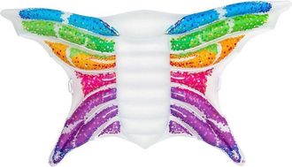 Trade Shop Trade Shop - Materassino Gonfiabile Rainbow Butterfly Farfalla Adulti Piscina Mare Spiaggia