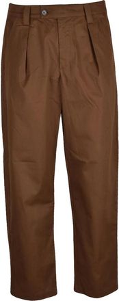 A.P.C. A. P.C. High-Waisted Brown Trousers