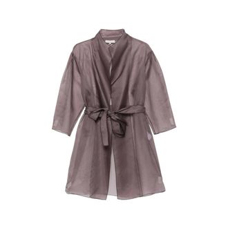 Antonelli Sheer Belted Coat