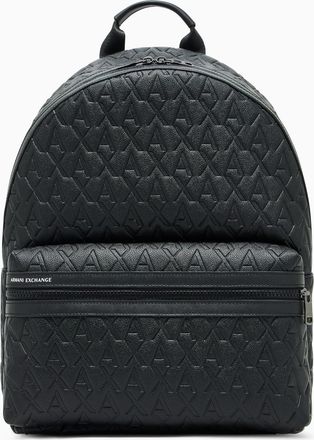 A|X Armani Exchange Mens Liam Backpack, Black, M