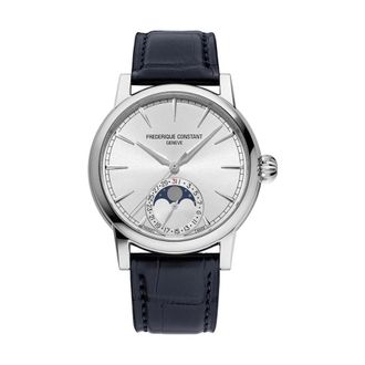 Frederique Constant Classic Moonphase Date - Dames - Horloges - Grijs - ONE Size - Accessoires