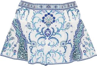 Camilla Shorts Iznik Lullaby - Bianco