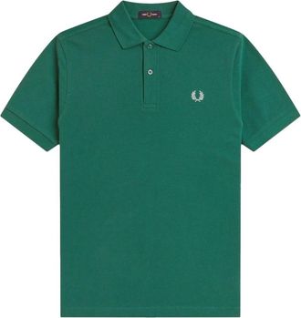 Fred Perry Hombre, Camisetas, Verde, Talla: M