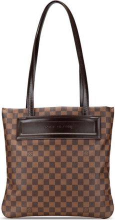 Louis Vuitton Damier Brown Pvc Leather Tote Bag (Pre-Owned)