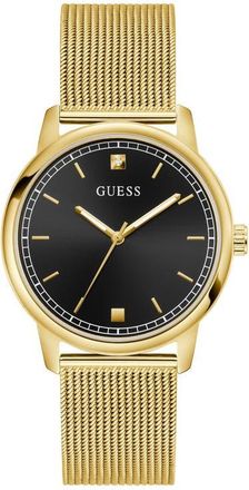 Guess Chandler Mesh Strap Watch, 40mm in Gold Tone at Nordstrom