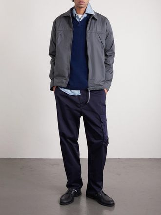 C.P. Company Cotton-Chenille Polo Sweater