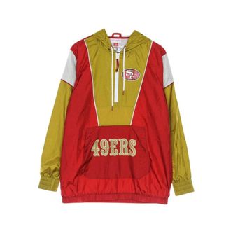Mitchell & Ness Hombre, Deporte, Rojo, Talla: L