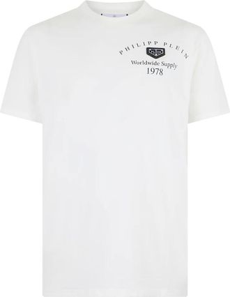 Philipp Plein Uomo, Top, Bianco, M, new