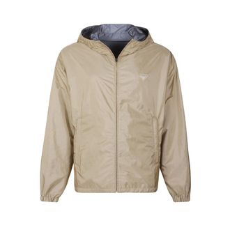 Prada Reversible Logo Jacket - male - Prada - Light Jackets - Beige - S - Jackets