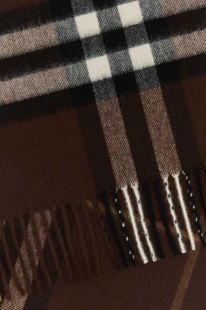 Burberry Unisex Giant Scarf Brown Cashmere