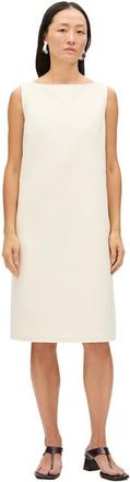 Another Tomorrow Double Face Sheath Dress in Cream at Nordstrom, Size 48 It