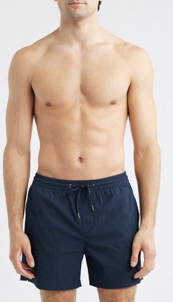 Nordstrom 5-Inch Volley Swim Shorts in Navy Eclipse at Nordstrom, Size Xx-Large