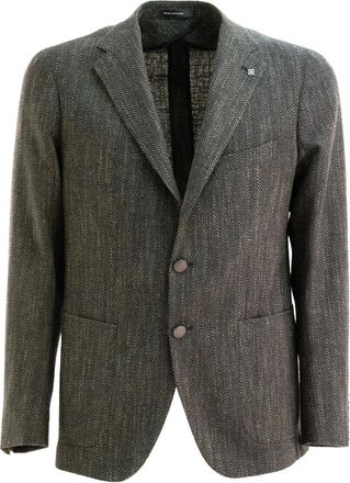Tagliatore two-button blazer - Green