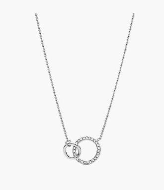 Fossil Womens Stainless Steel Pendant Necklace