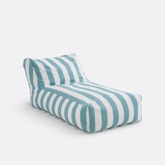 La Redoute Interieurs Gestreepte canvas tuinpoef, Hendaye
