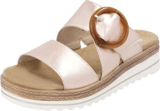 Remonte Womens Slip On Mule Sandals In Light Pink
