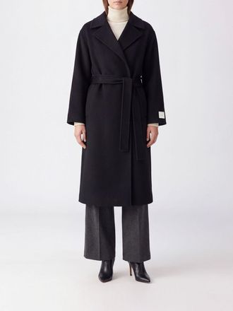 Calvin Klein Cappotto lungo a vestaglia in misto lana con cintura in vita