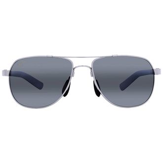 Maui Jim Guardrails Neutral Grey Pilot Unisex Sunglasses 327-17 58