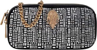 Kurt Geiger Tassen, Dames, Zwart, ONE Size, 3Zip Kensington Camera