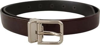 Dolce & Gabbana Prachtige Riem - Heren - Riemen - Bruin - 90 CM - Leer - Accessoires