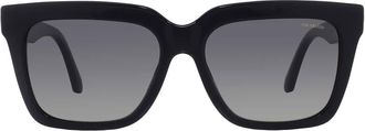 Versace Polarized Grey Square Ladies Sunglasses VE4498 GB1/T3 55