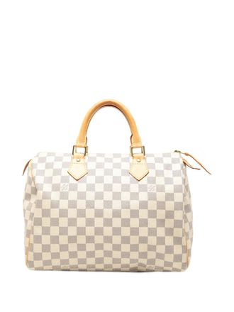 Louis Vuitton 2007 Damier Azur Speedy 30 boston bag - White