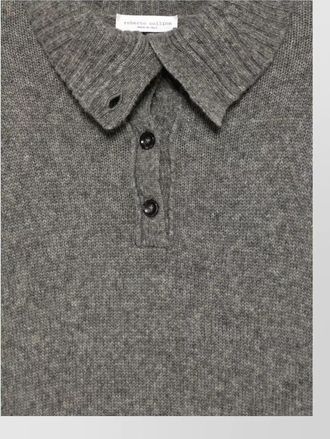 Roberto Collina ribbed wool camel hair long sleeve jumper