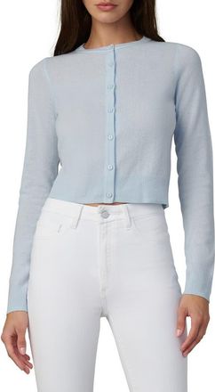 Joe's The Dani Crop Cashmere Cardigan in Powder Blue at Nordstrom, Size X-Large