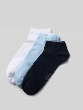Mc Neal Sneakersocken mit Label-Print im 5er-Pack in Bleu, Gr&ouml;&szlig;e 43/46