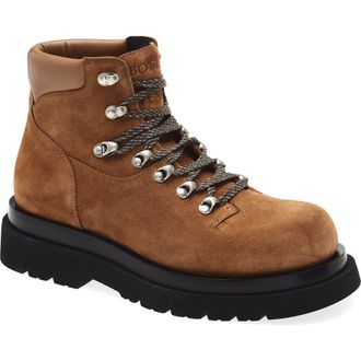 Bottega Veneta Boston Hiking Boot in 7665 Caramel at Nordstrom, Size 8Us