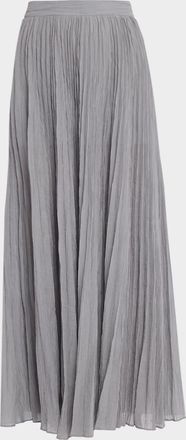 Toteme Crinkled Plisse Maxi Skirt