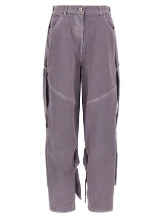 The Attico Purple Faded Jeans