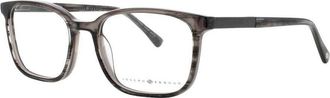 Joseph Abboud Mens Grey Rectangular Eyeglass Frames Ja4093