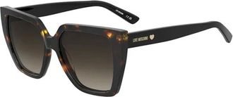 Love Moschino Mol088/S Zonnebril - Dames - Accessoires - Bruin - Maat: 55 MM
