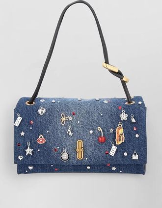 Marc Jacobs chic shoulder bag decorative charms